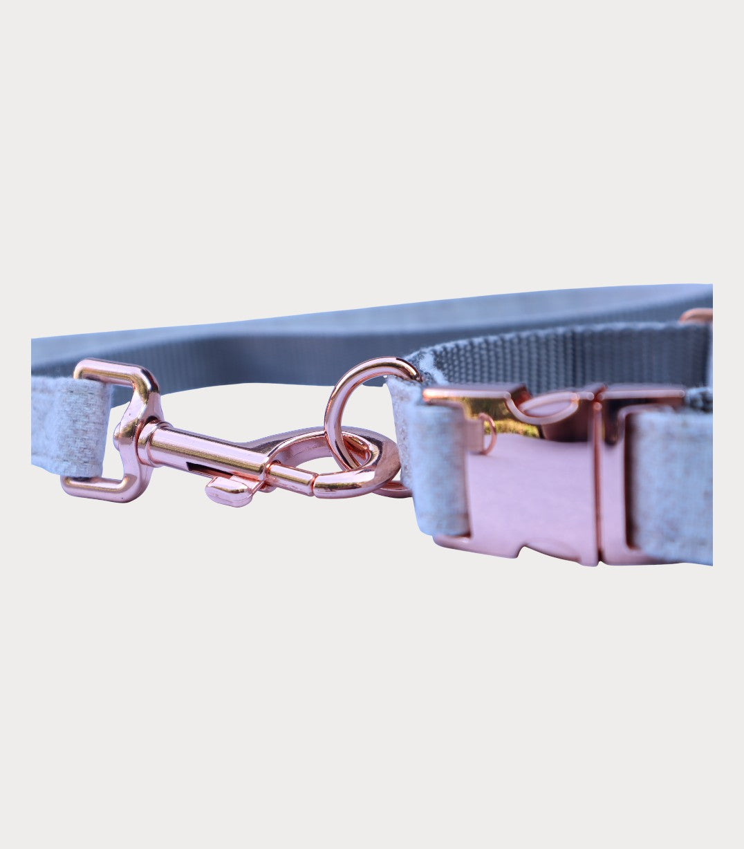 Correa y collar de tela