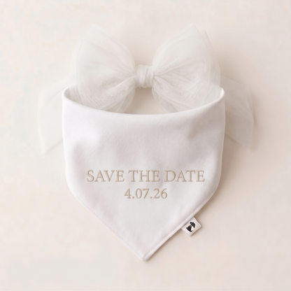 Bandana "Save the Date"