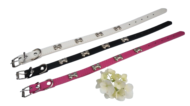 Collar de perro para mascotas de cuero