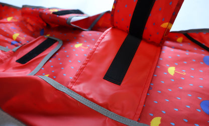 Impermeable rojo