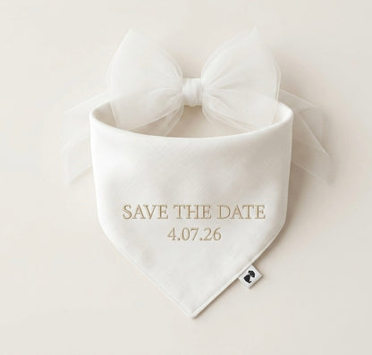 Bandana "Save the Date"