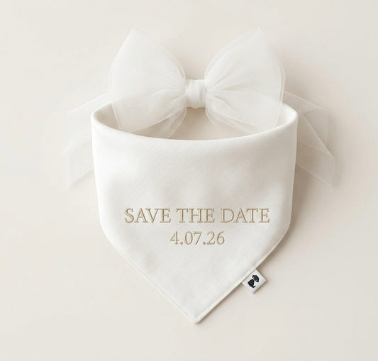 Bandana "Save the Date"