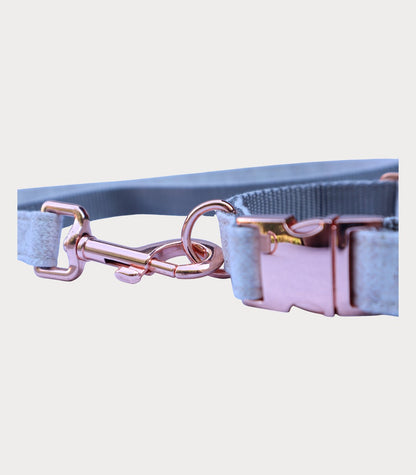Correa y collar de tela
