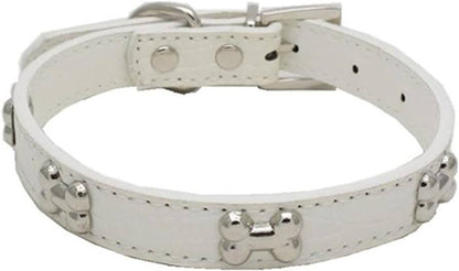 Collar de perro para mascotas de cuero