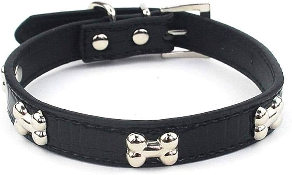 Collar de perro para mascotas de cuero