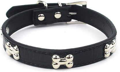 Collar de perro para mascotas de cuero